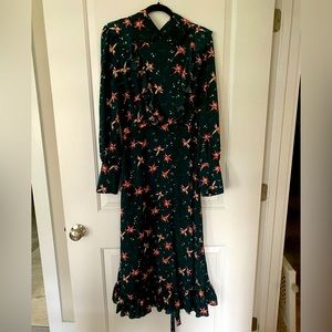 JCL Prairie Style Midi Dress Sz L